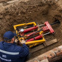 Прокол под дорогой для воды, газа и кабеля, Душанбе